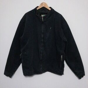 Arborwear Bodark Canvas Jacket Mens Size XXL Faded Black Lined Work Outdoor